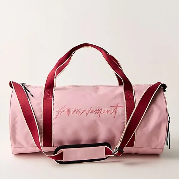 Free People Handbags - NWT Free People Good Sport Duffle Bag Petal Pink